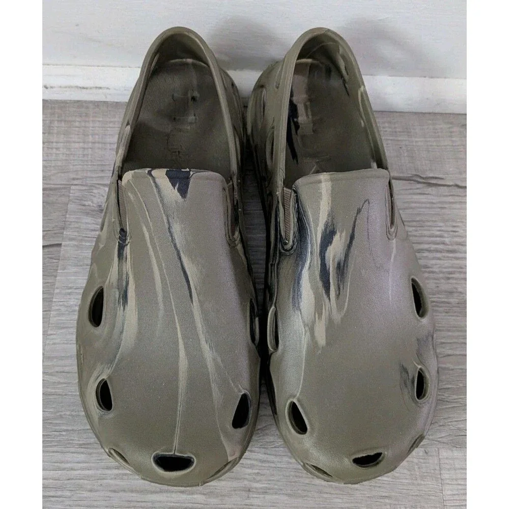 Huk Performance Fishing Brewster ATR Men’s Sz 9 Rubber Shoes Green Camo